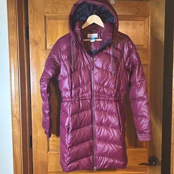 Columbia Icy Heights ll Down Mid Jacket2/zip Pocket out one inside  Sz Med-NWOTS - Picture 1 of 8